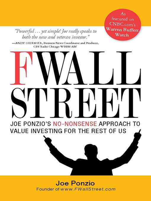 Title details for F Wall Street by Joel Ponzio - Wait list